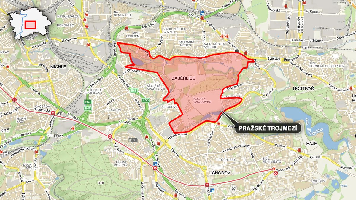 Praha chce koupit strategické Trojmezí
